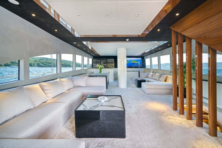 acapella luxury yacht salon