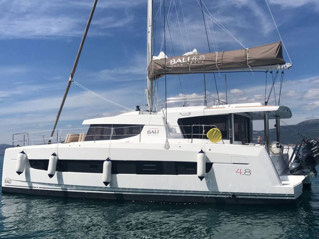 Bali 4.8 Baša catamaran 2020 adriatic charter miles catamaran charter