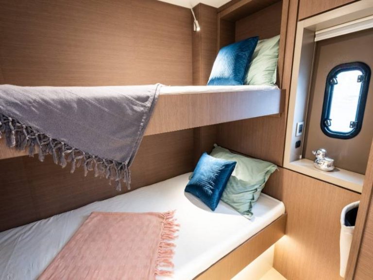 Bali 4.6 2023 catamaran adriatic charter miles twin bed cabin