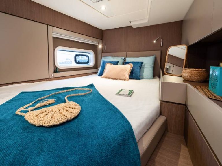 Bali 4.6 2023 catamaran adriatic charter miles double bed cabin