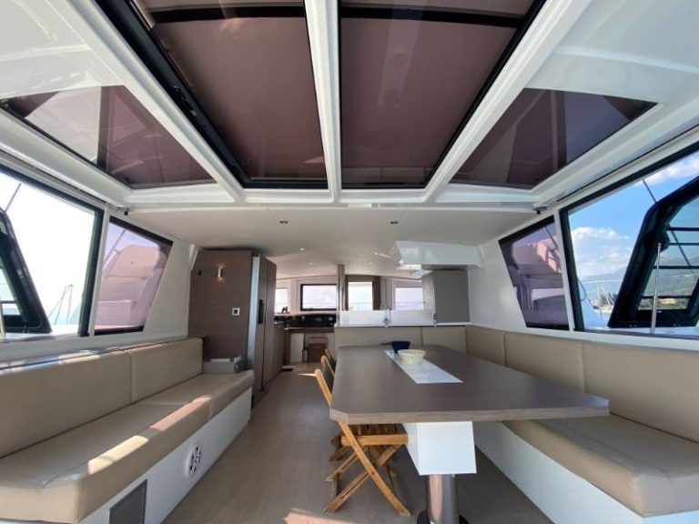 Bali 4.8 Baša catamaran 2020 adriatic charter miles saloon