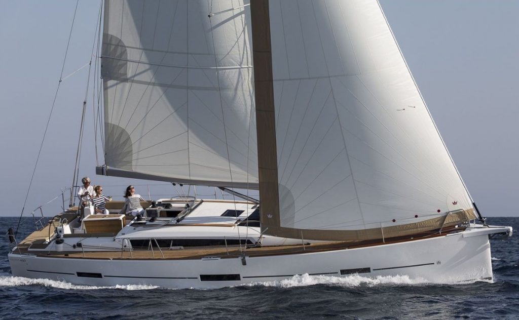 Dufour 460 sailing yacht Allegro sukošan charter main sail