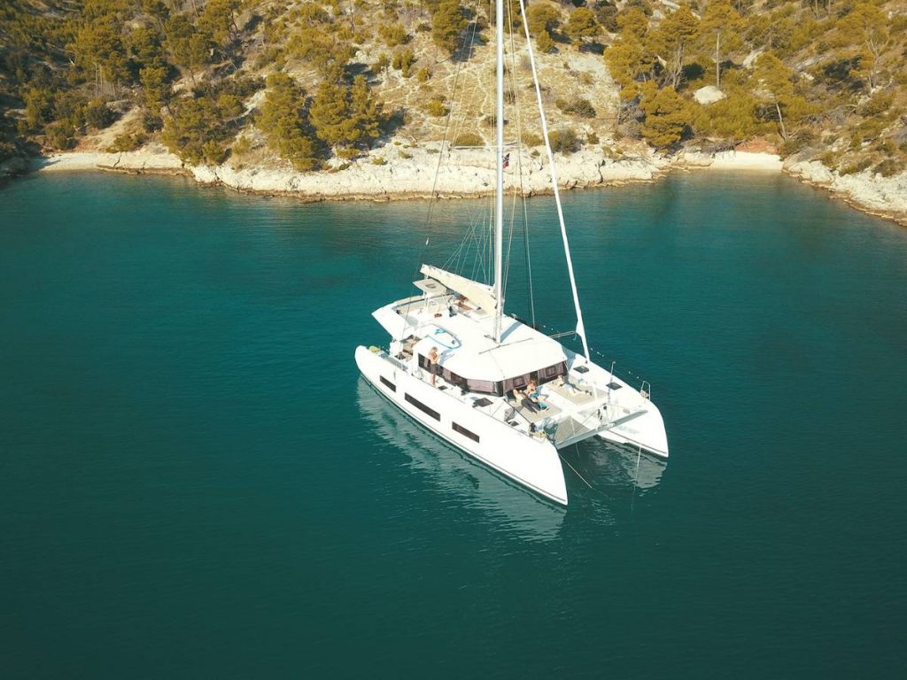 Dufour 48 catamaran Dreamland cruising Croatia