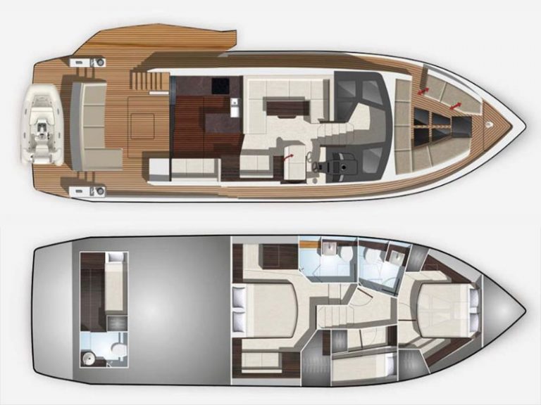 Galeon 500 fly layout