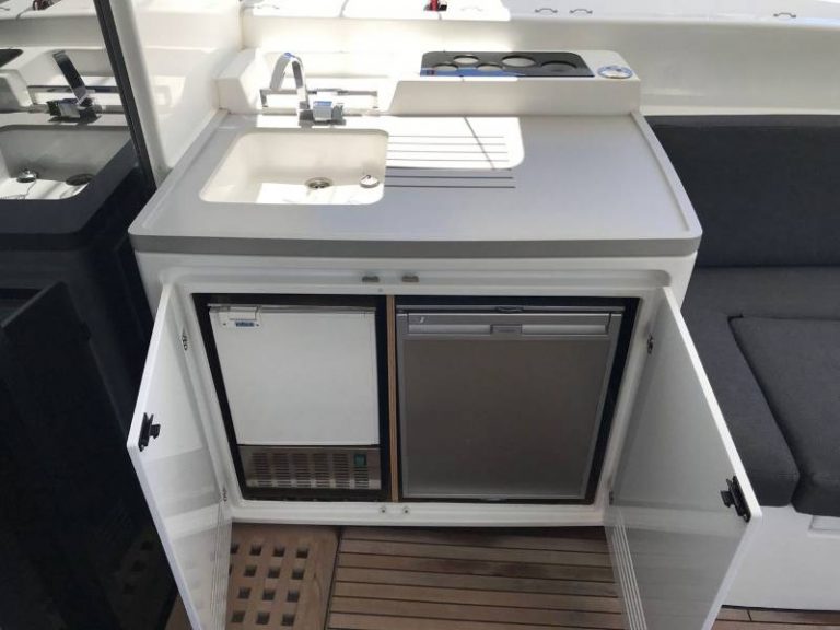 Lagoon 50 Adriatic Leopard catamaran fridge