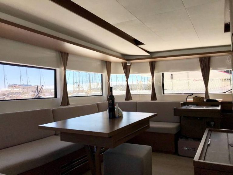 Lagoon 50 Adriatic Leopard catamaran table