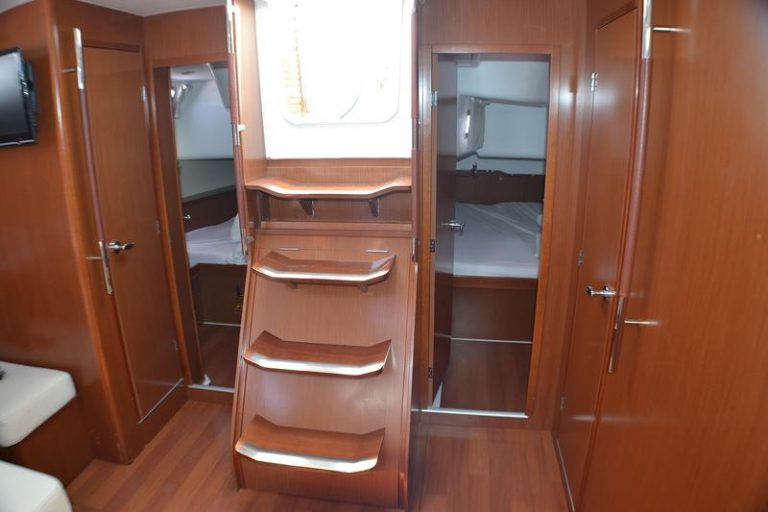 Beneteau Oceanis 50 Opera sailing yacht interior stairs