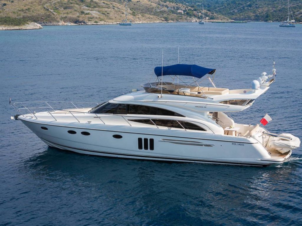 Princess 58 Anna Wo motor yacht rent adriatic