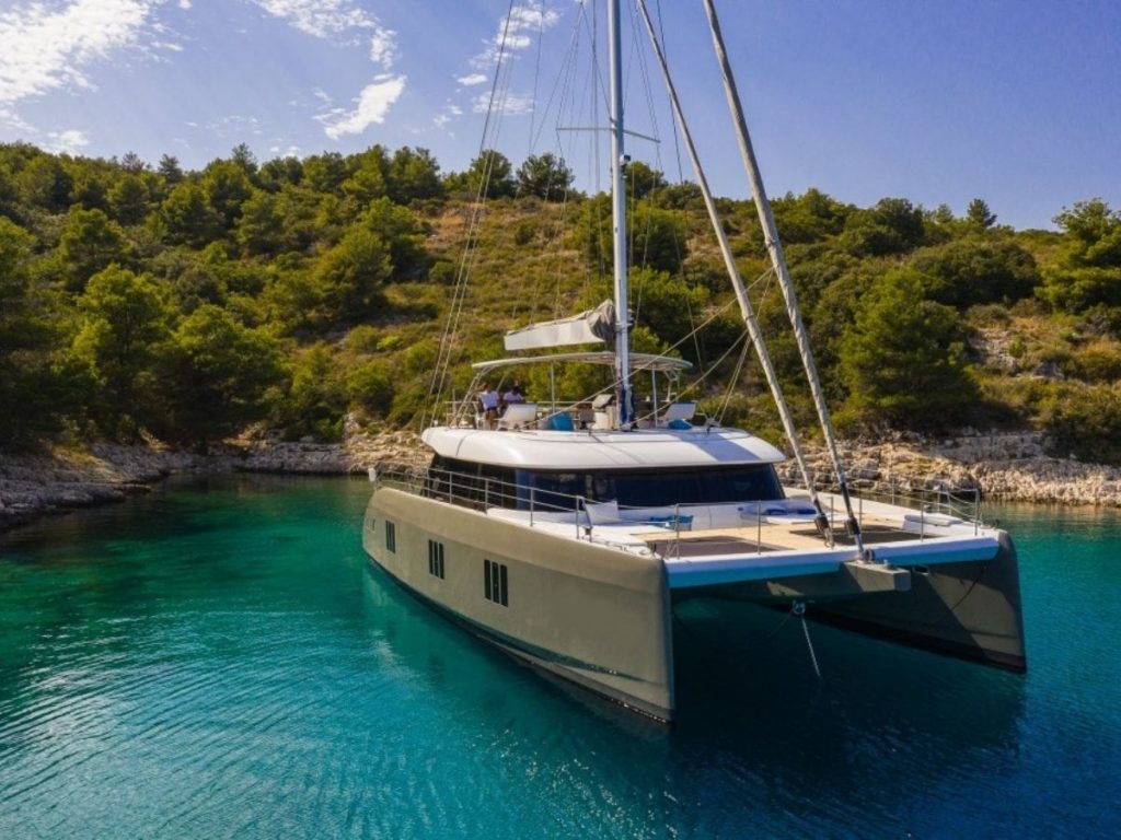 Sunreef 60 Vulpino catamaran cruise Croatia