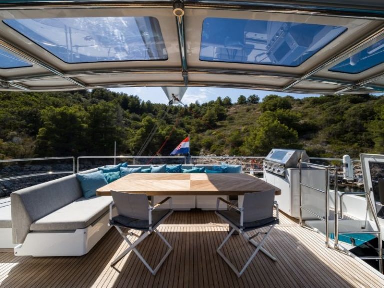 Sunreef 60 Vulpino luxury catamaran fly bridge