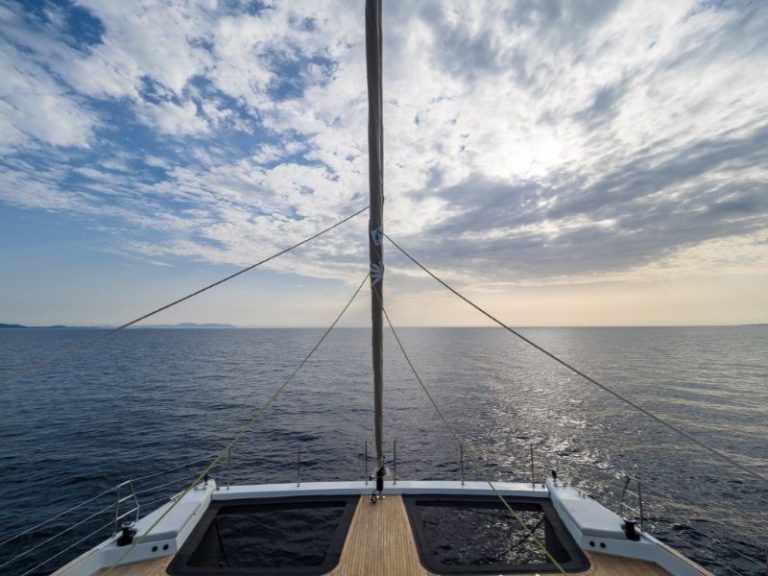 Sunreef 60 Vulpino luxury catamaran bow view