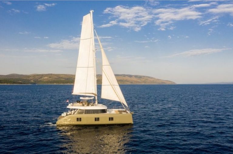 Sunreef 60 Vulpino luxury catamaran sailing