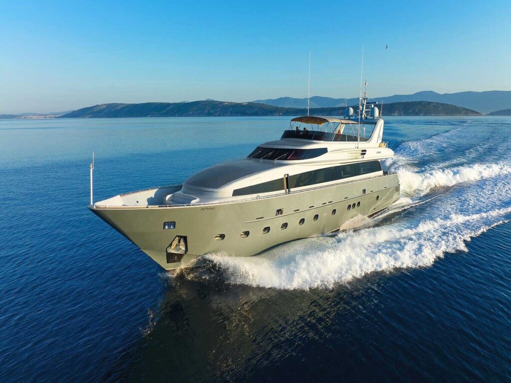 Anavi Admiral 35 luxury yacht outside