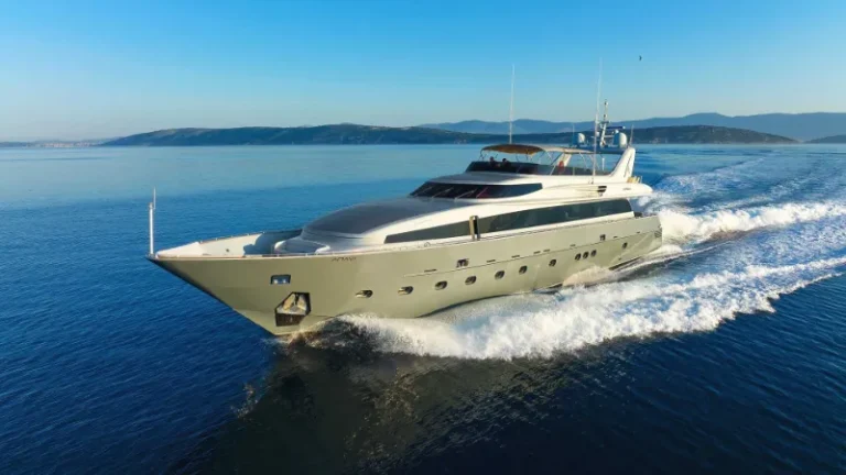 Anavi Admiral 35 luxury yacht aerial view