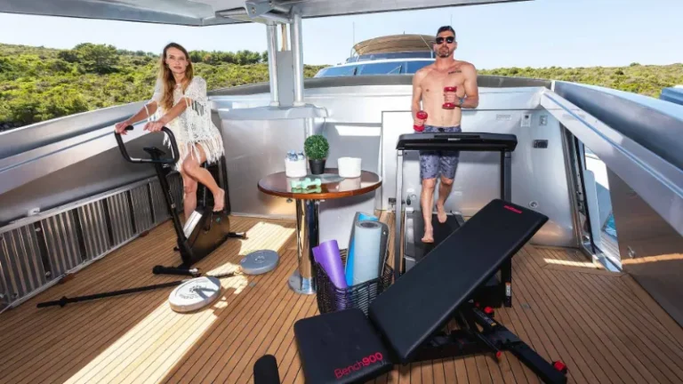 Anavi Admiral 35 luxury yacht gym