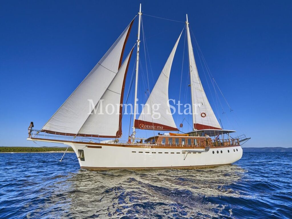 gulet Morning Star adriatic charter miles cruising dalmatia