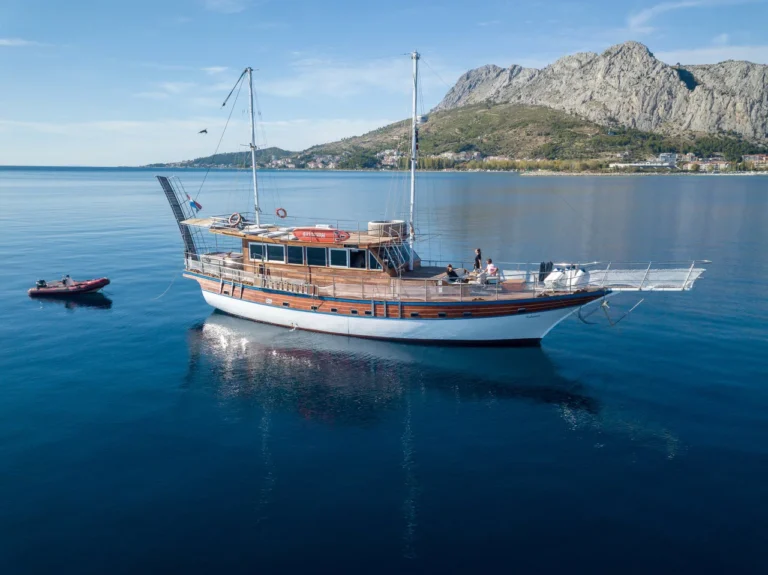 gulet Trebenna on anchor charter Split