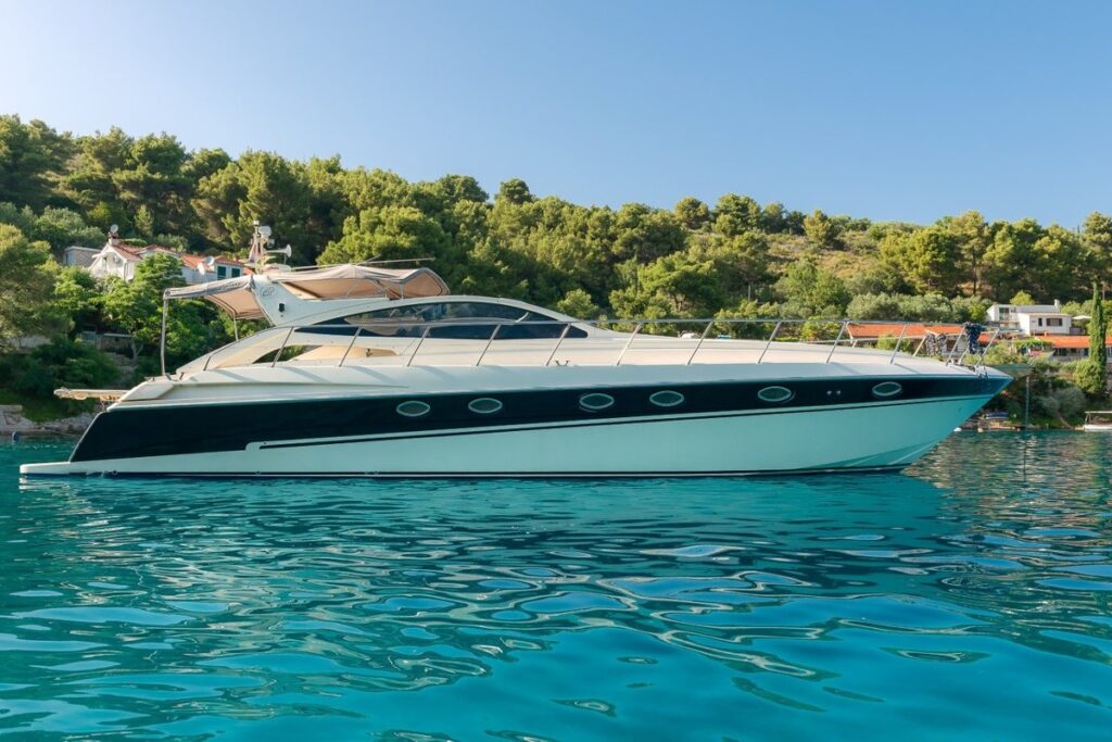 Adriatic charter miles Dalla Pieta 48 Lady Tania by side