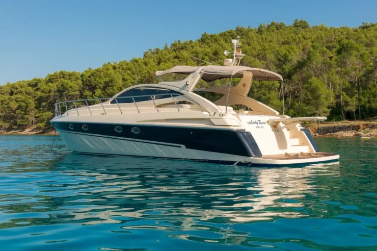 Adriatic charter miles Dalla Pieta 48 Lady Tania on the sea