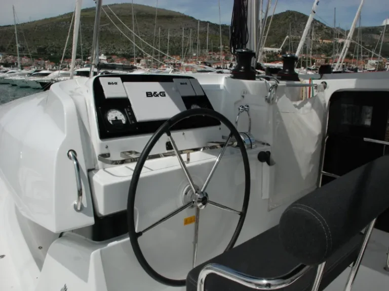 adriatic charter miles lagoon 42 edita exterior steering