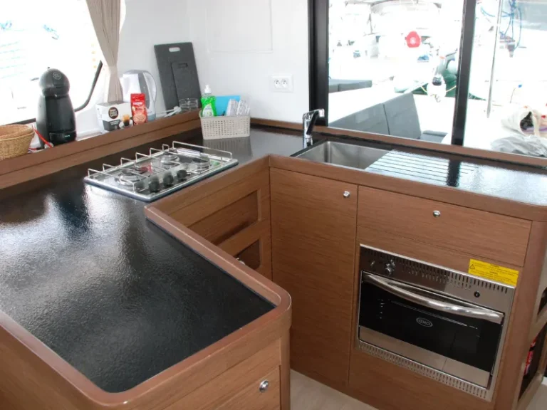 adriatic charter miles lagoon 42 edita interior kitchen