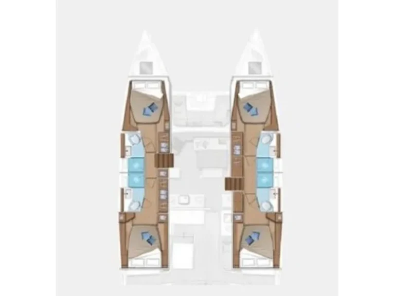 lagoon 46 lady point catamaran layout