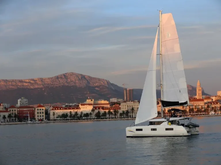 lagoon 46 lady point catamaran cruising dalmatia