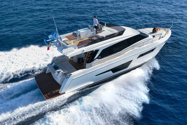 motor yacht ferretti 500 charter croatia anna adriatic charter miles bowthruster