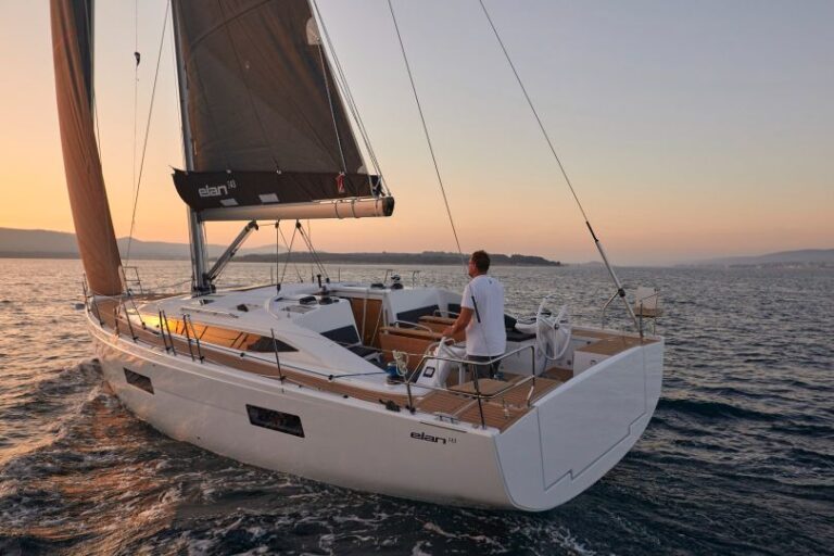 sailing yach elan 43 Impression trinity adriatic charter miles sailing Adriatic