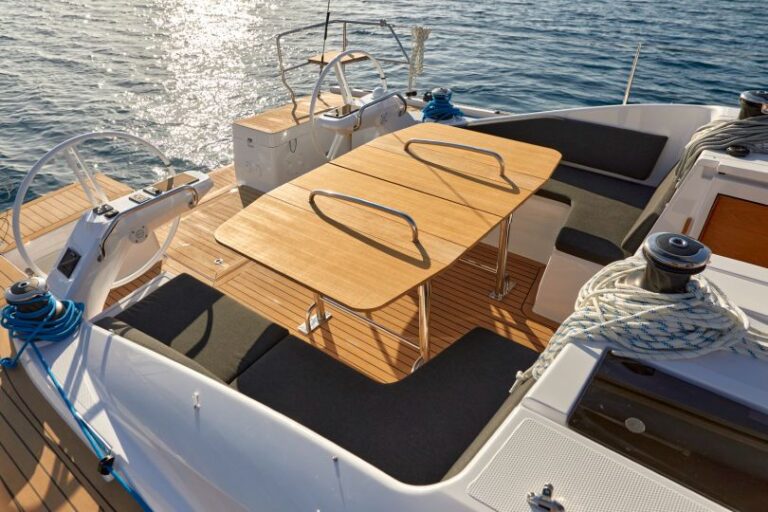 sailing yach elan 43 Impression trinity adriatic charter miles sitting area