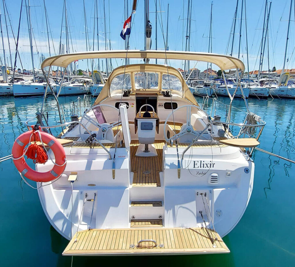 sailing yacht elan 444 impression elixir adriatic charter miles charter from biograd anchor