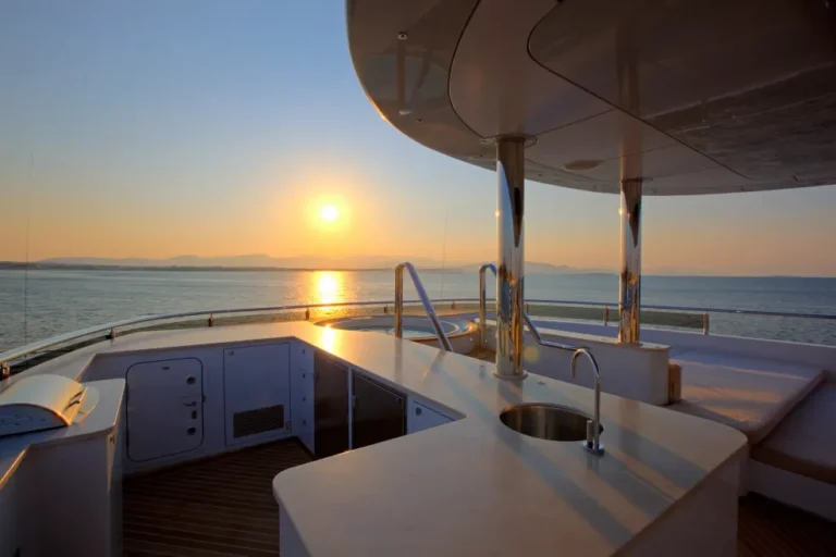 luxury yacht quaranta adriatic charter miles sunset view