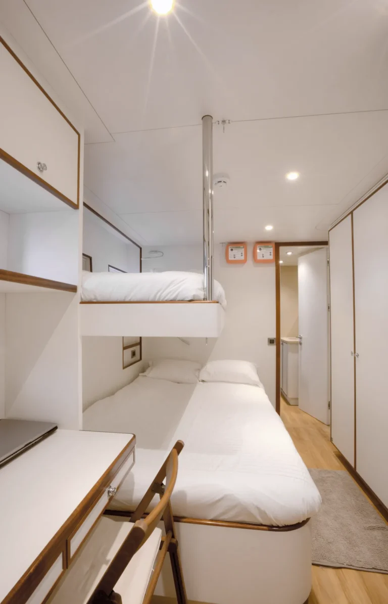 luxury yacht quaranta adriatic charter miles bunk bed cabin