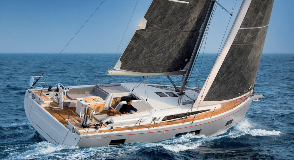 sailing yacht Oceanis 46.1 sea star vodice adriatic charter miles sailing