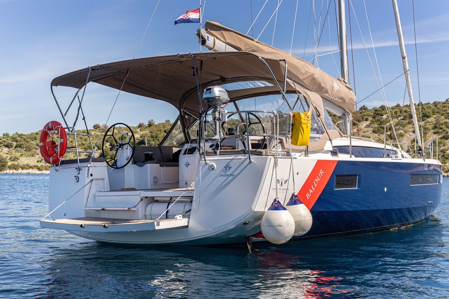 sailing yacht sun odyssey 490 baldur adriatic charter miles charter in croatia